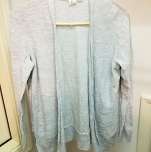 GAP Slub Cardigan Light heather grey
